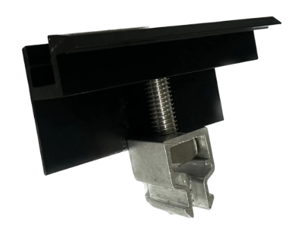 Endklemme Trapezprofil-lang schwarz