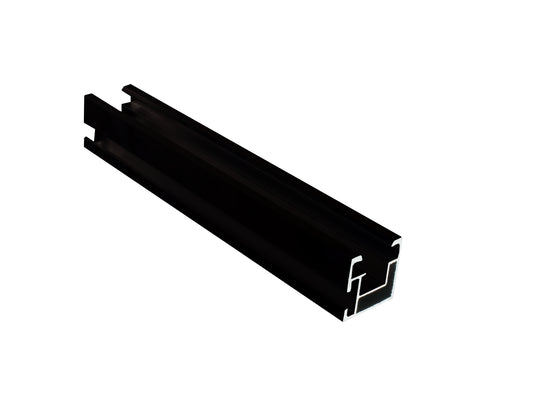 Montageprofil Aluminium schwarz 40x40mm 4,80m